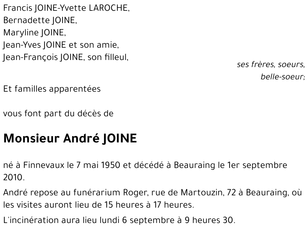 André JOINE