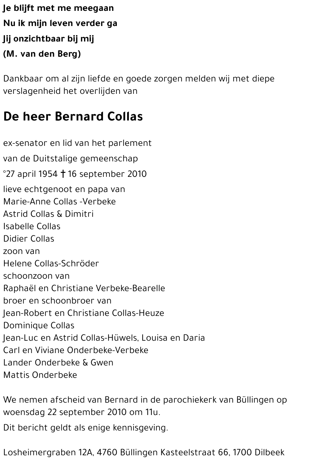 Bernard Collas