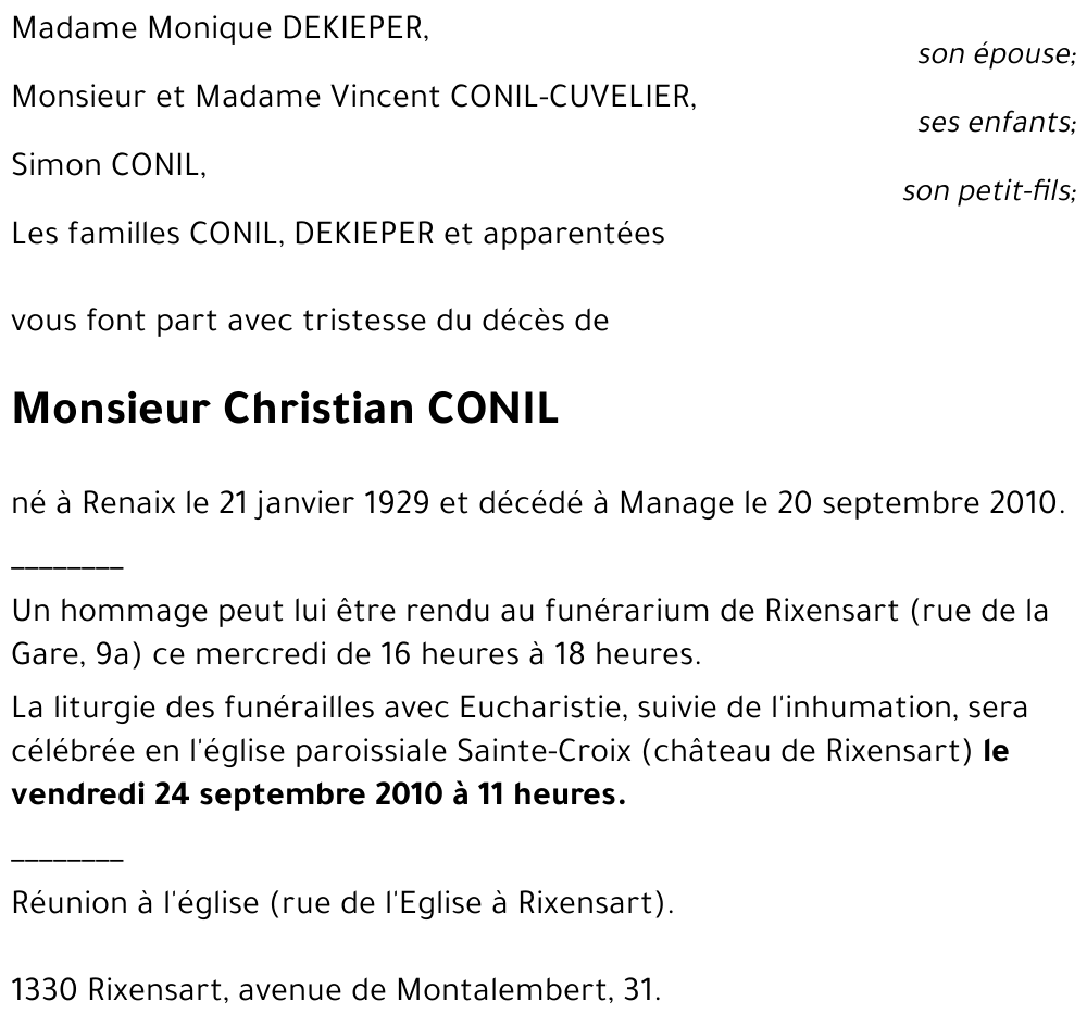 Christian CONIL