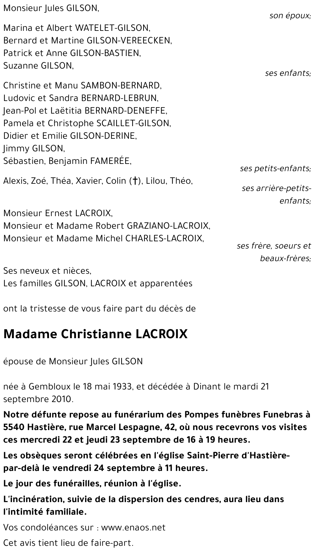 Christianne LACROIX