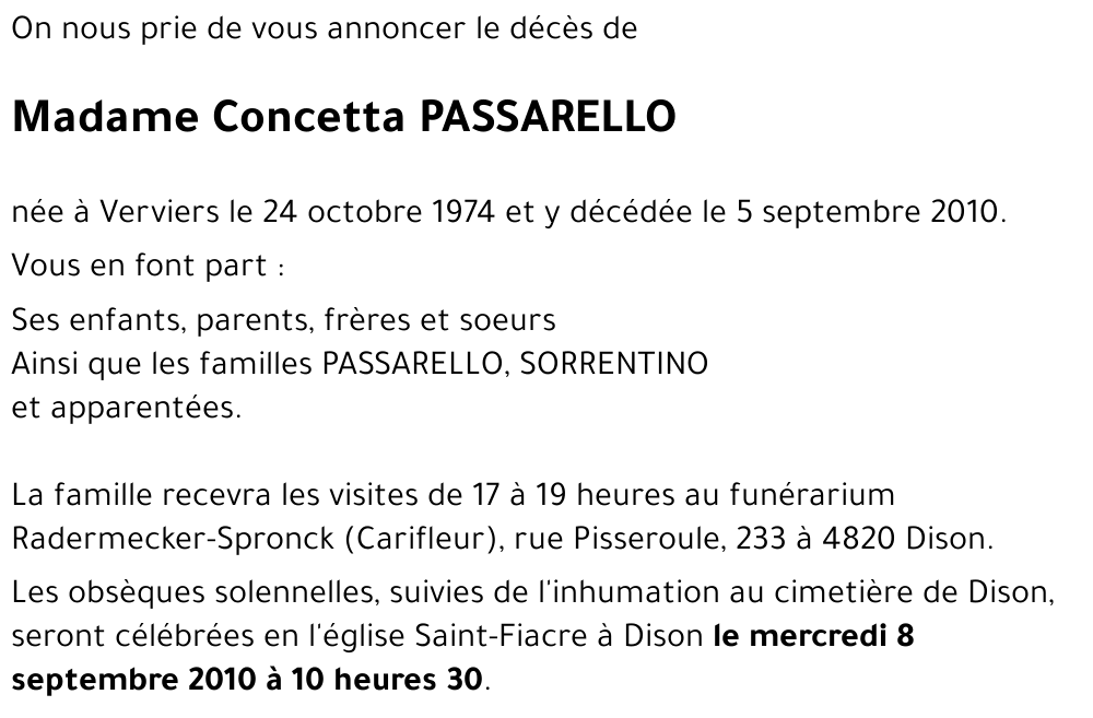 Concetta PASSARELLO