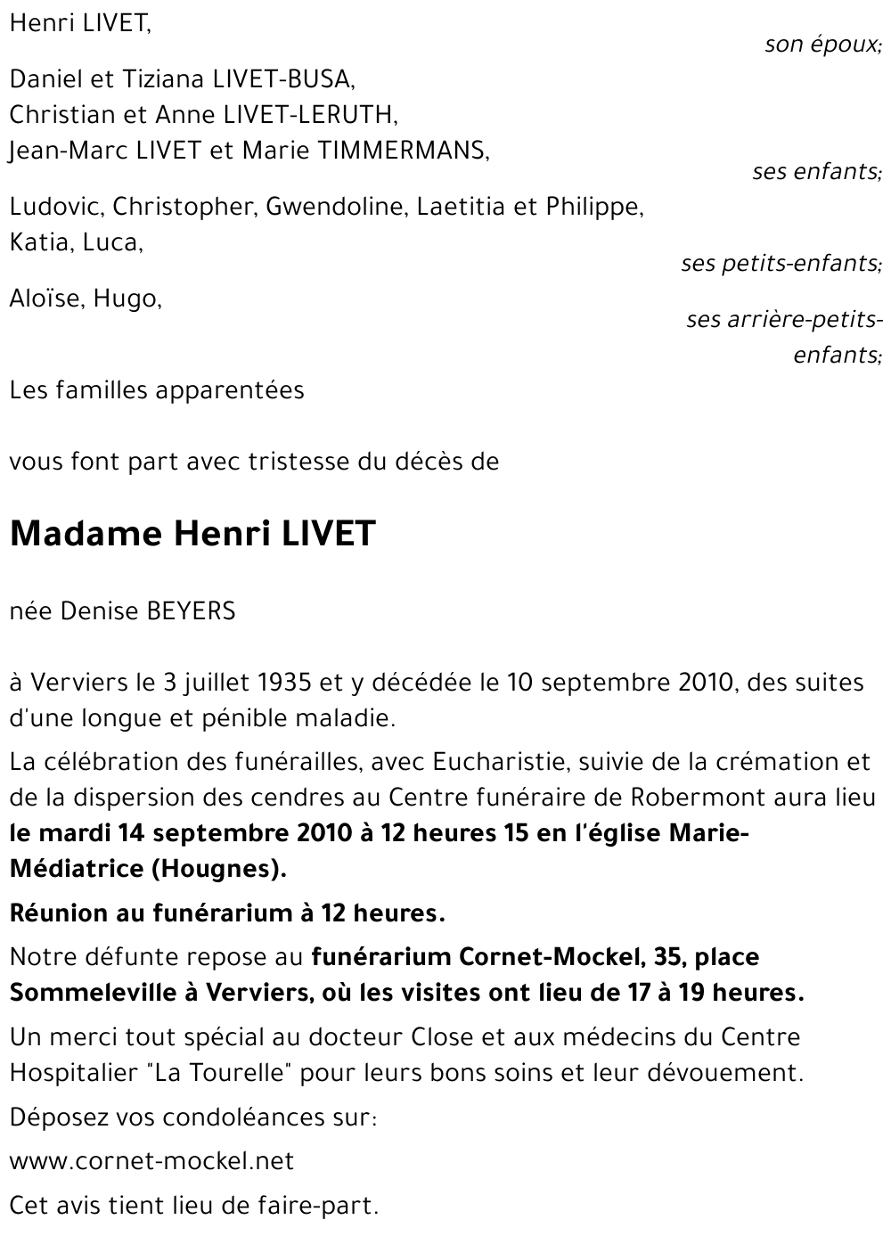 Denise BEYERS
