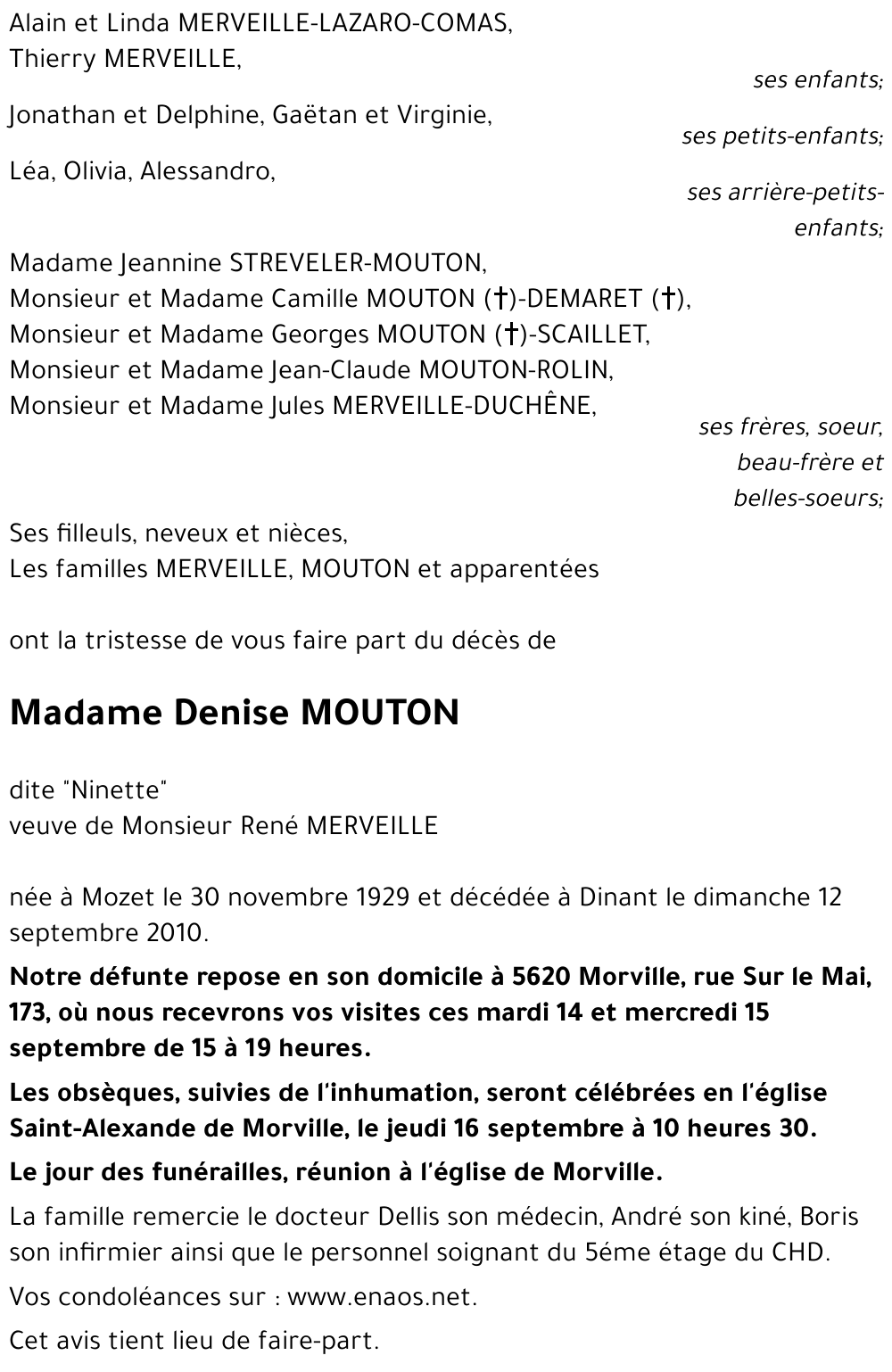 Denise MOUTON