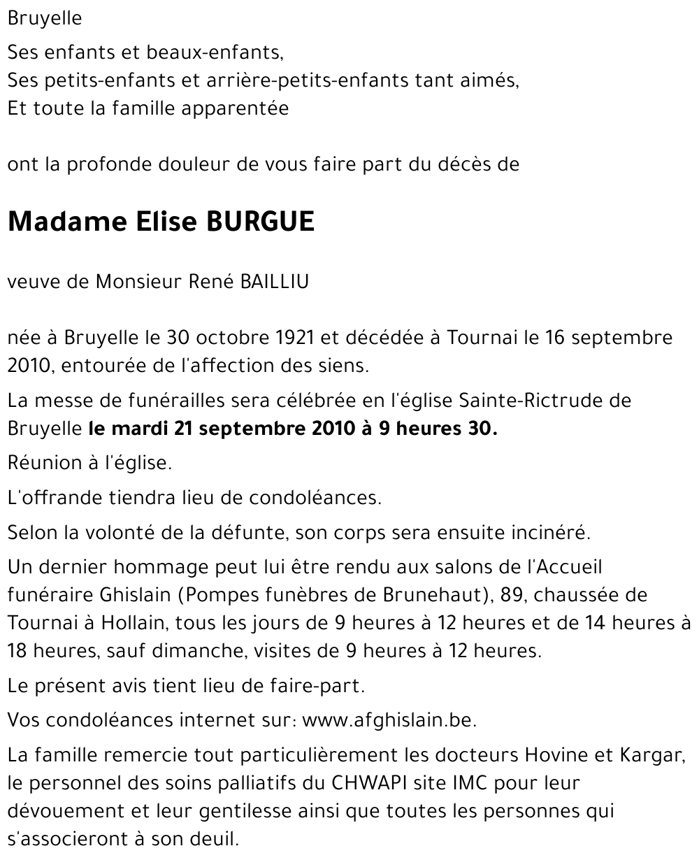 Elise BURGUE