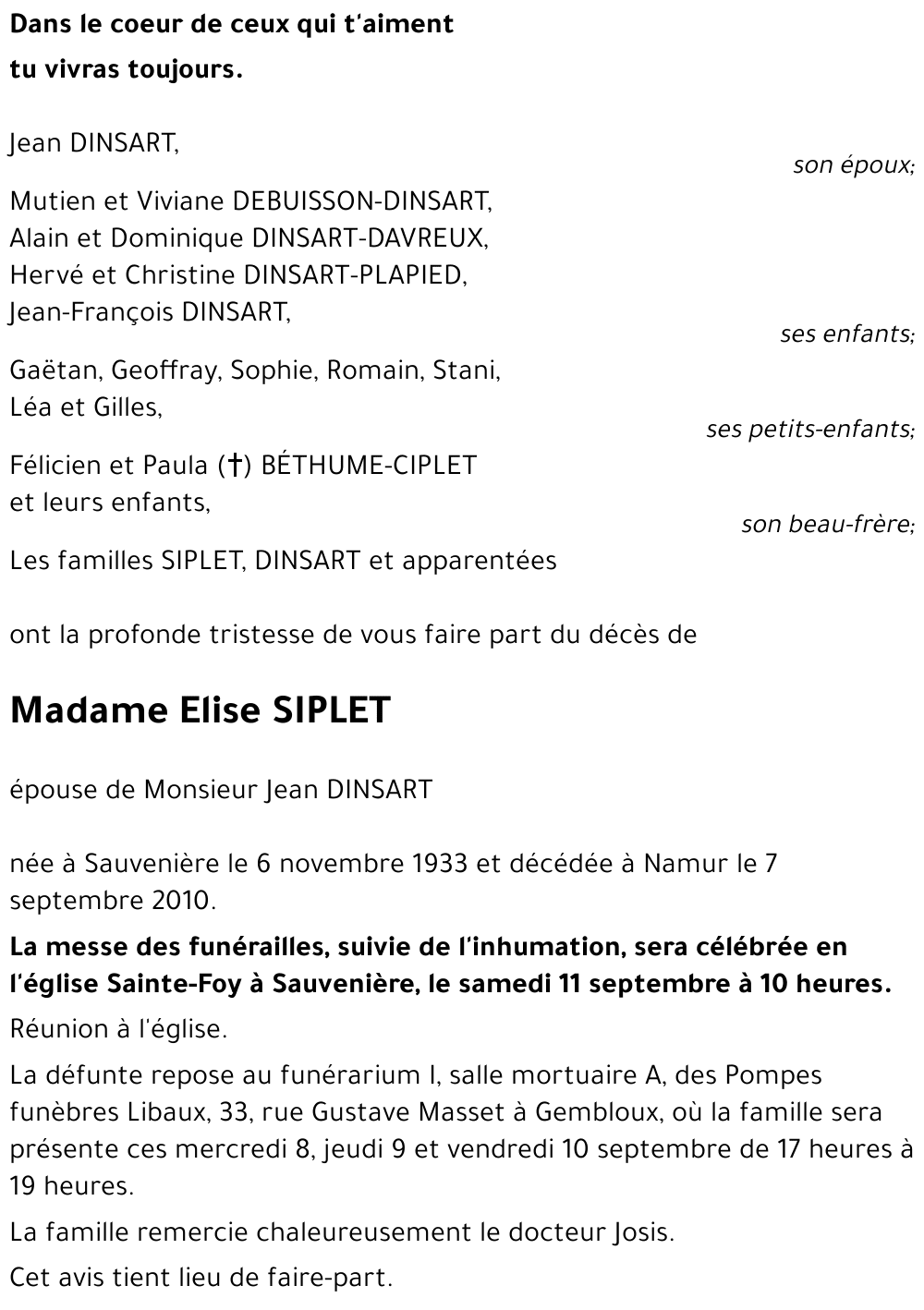 Elise SIPLET