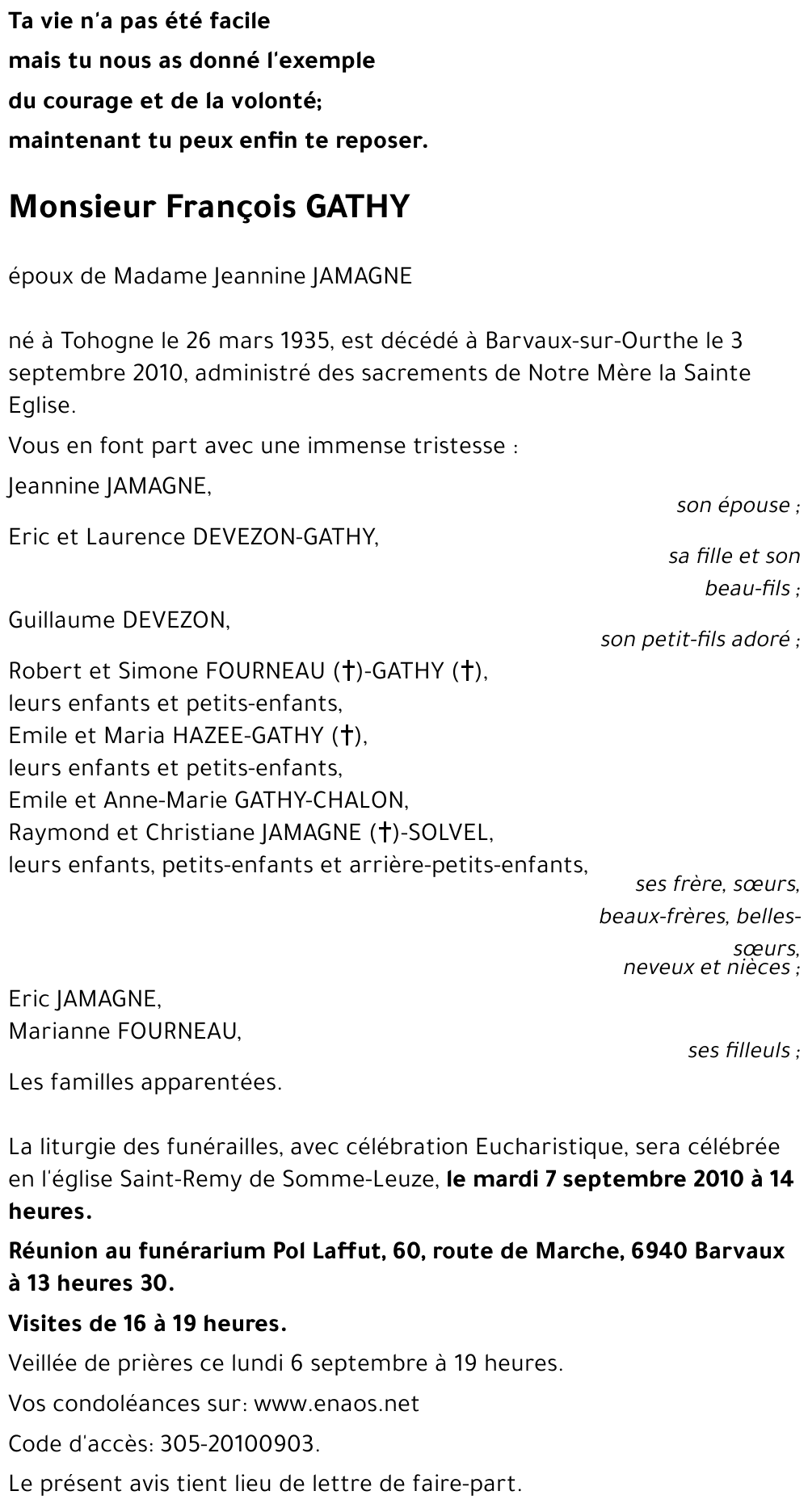 François GATHY