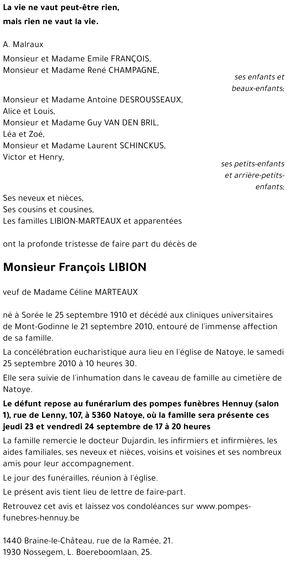 François LIBION