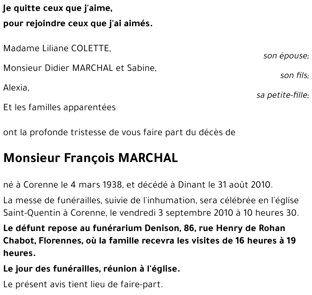 François MARCHAL