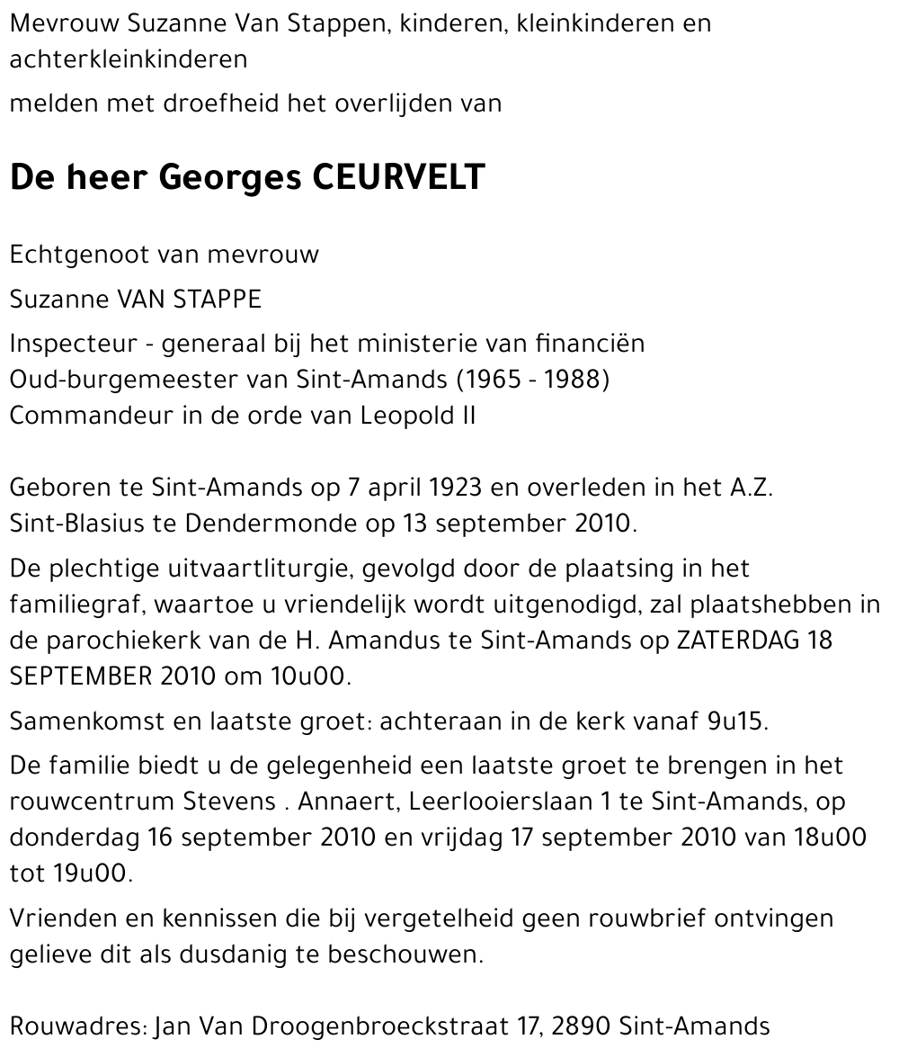 Georges CEURVELT