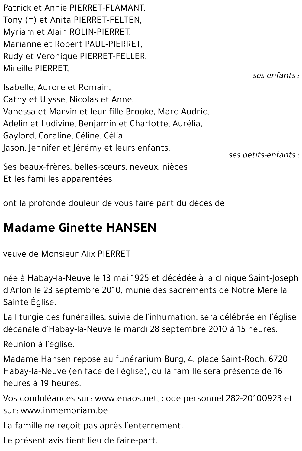 Ginette HANSEN