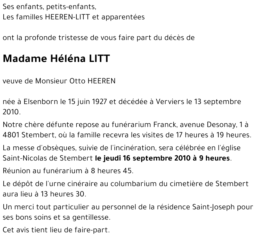 Héléna LITT