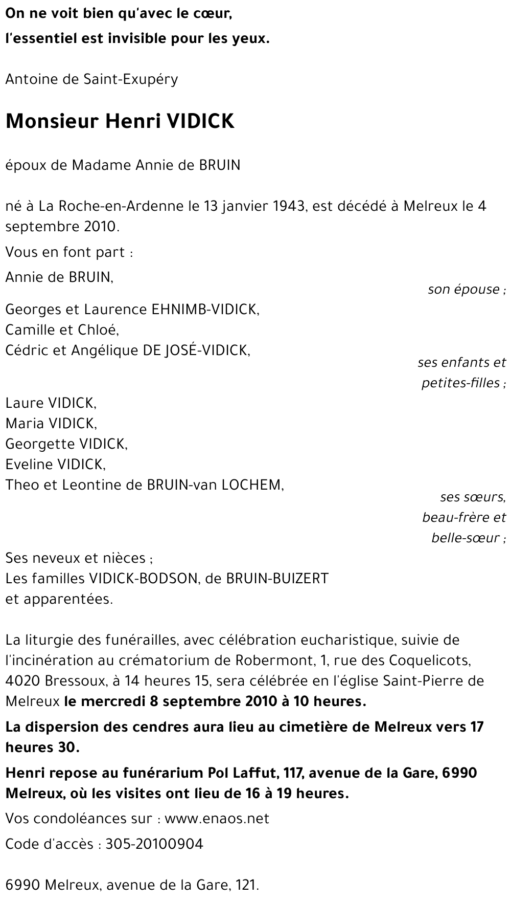 Henri VIDICK