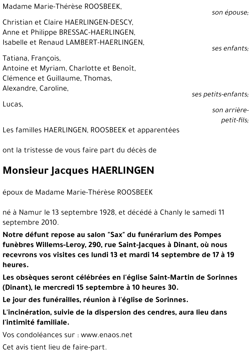 Jacques HAERLINGEN