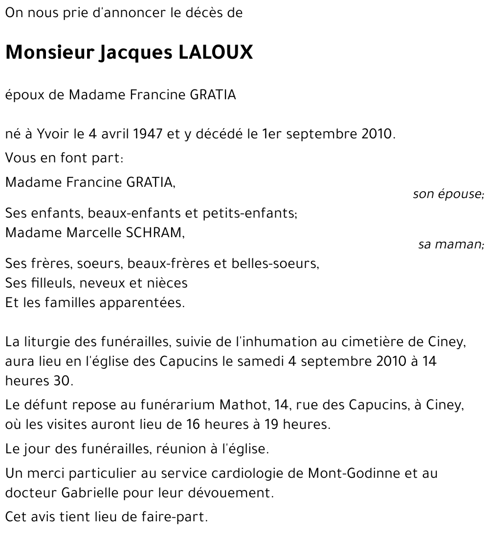 Jacques LALOUX