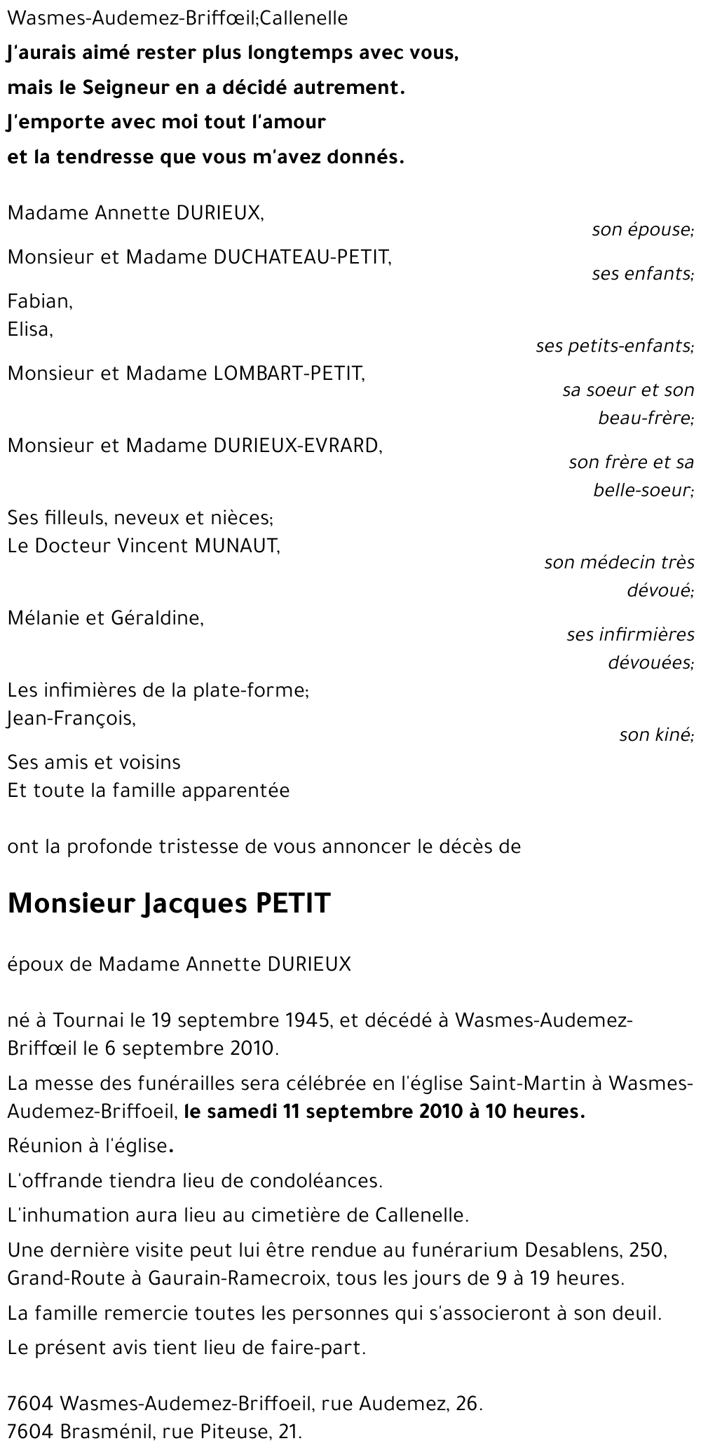 Jacques PETIT