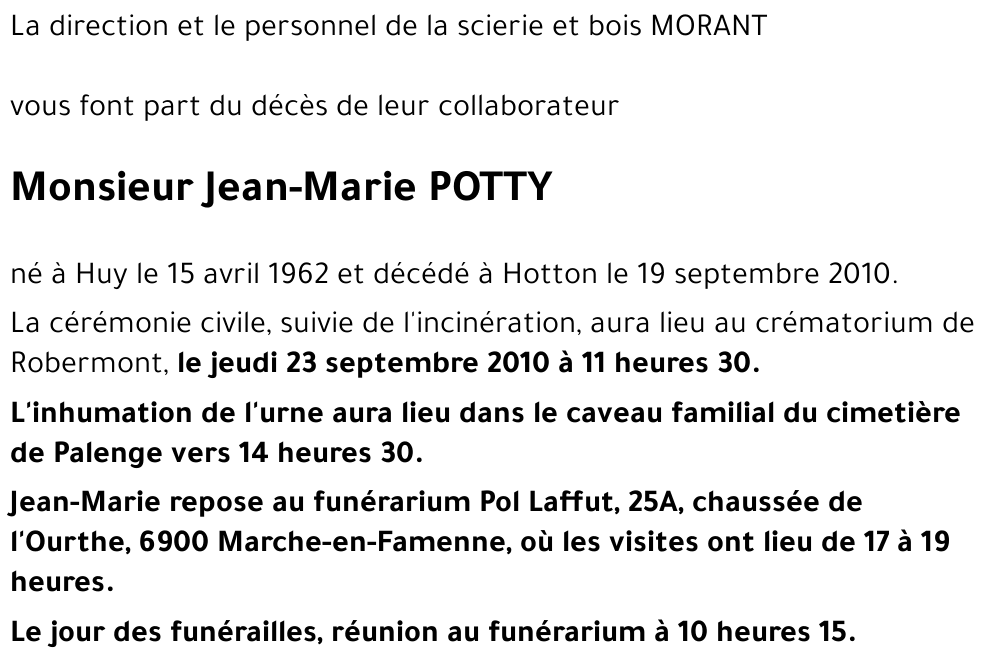 Jean-Marie POTTY