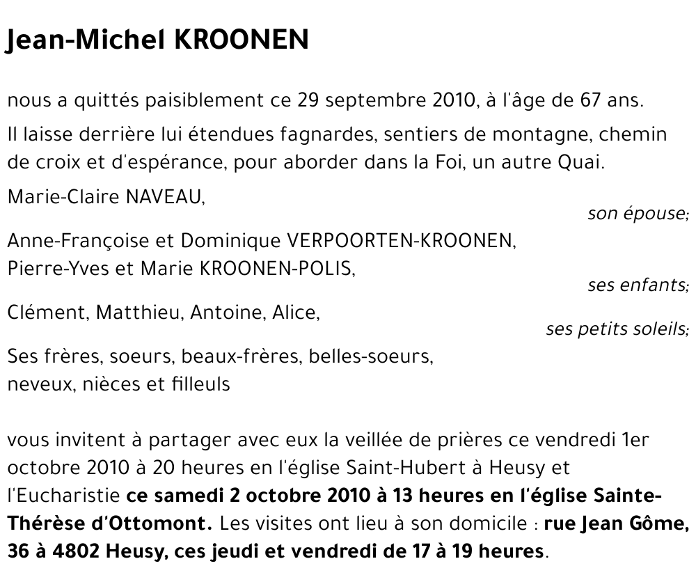 Jean-Michel KROONEN