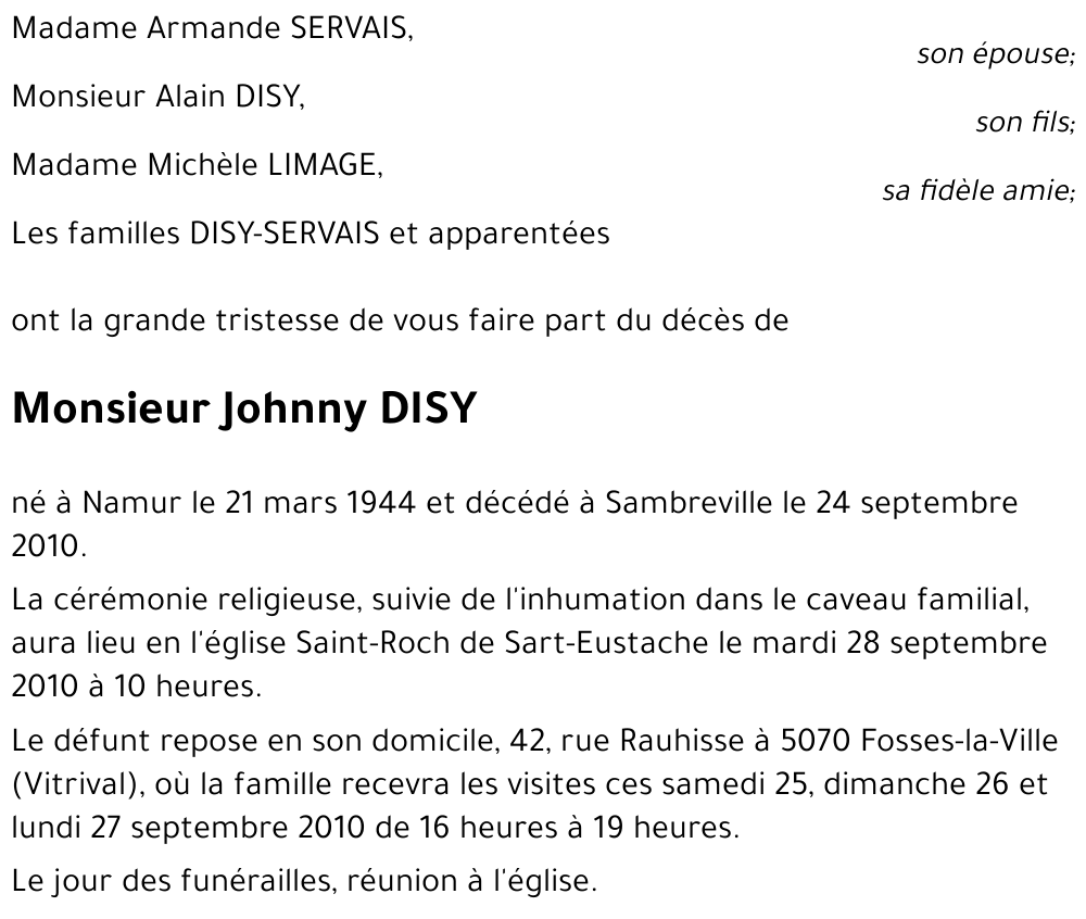 Johnny DISY