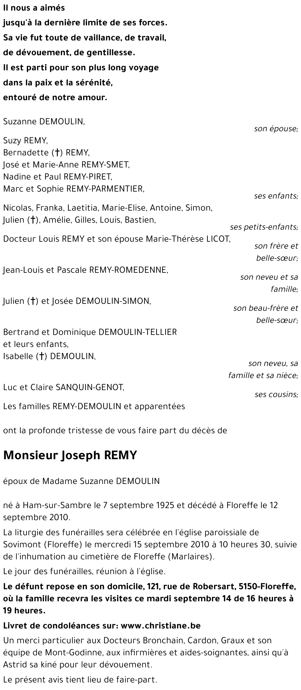 Joseph REMY