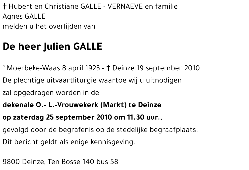 Julien GALLE