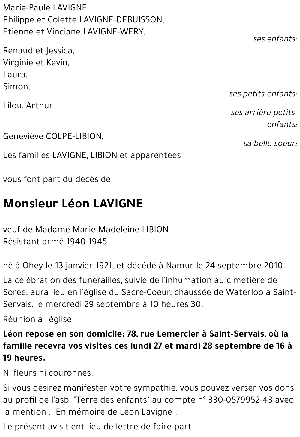 Léon LAVIGNE