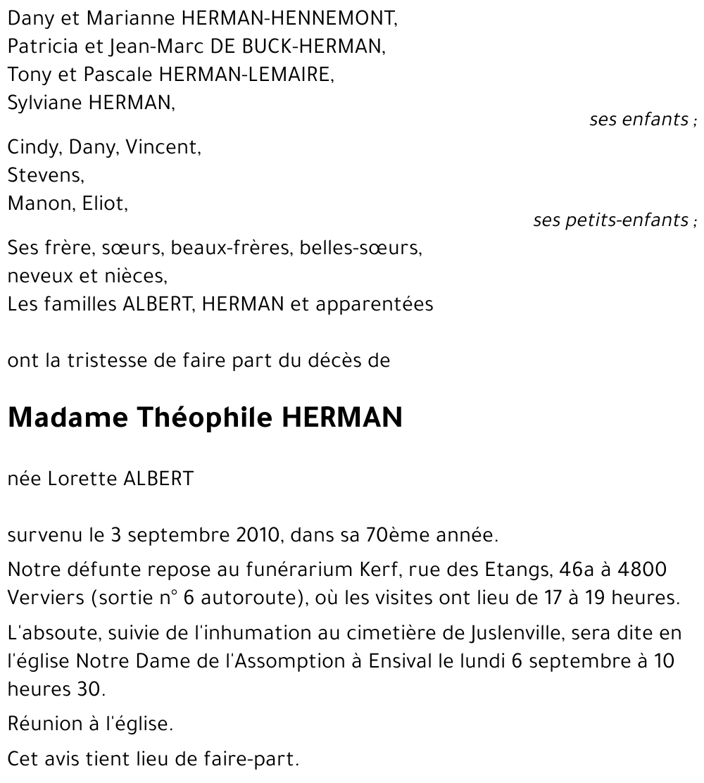 Lorette ALBERT
