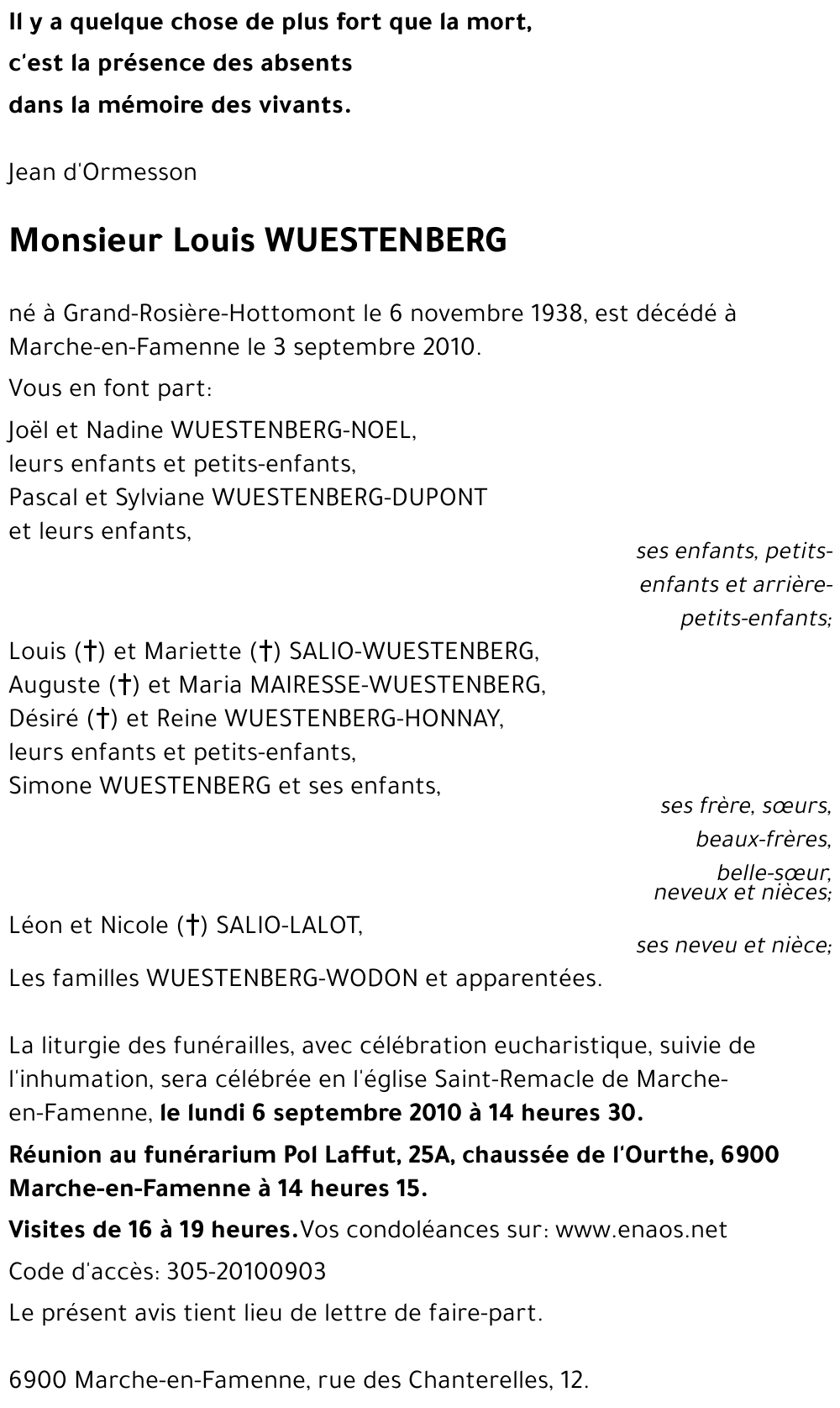 Louis WUESTENBERG