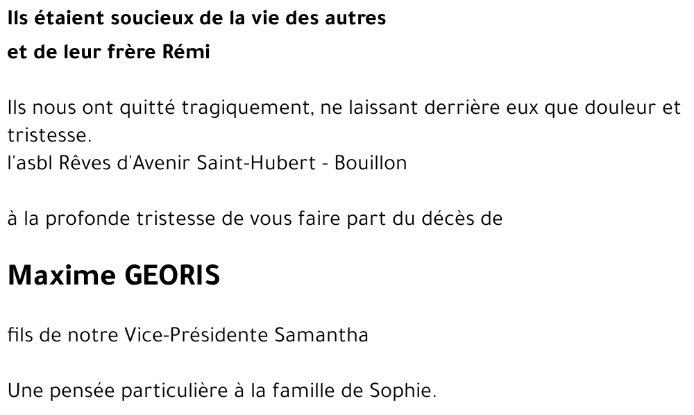 Maxime GEORIS