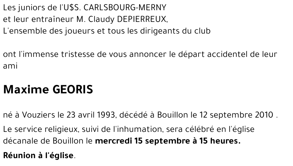 Maxime GEORIS