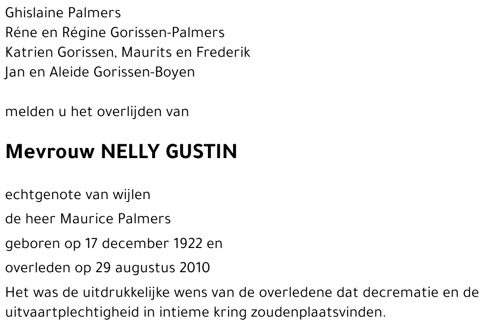 Nelly GUSTIN