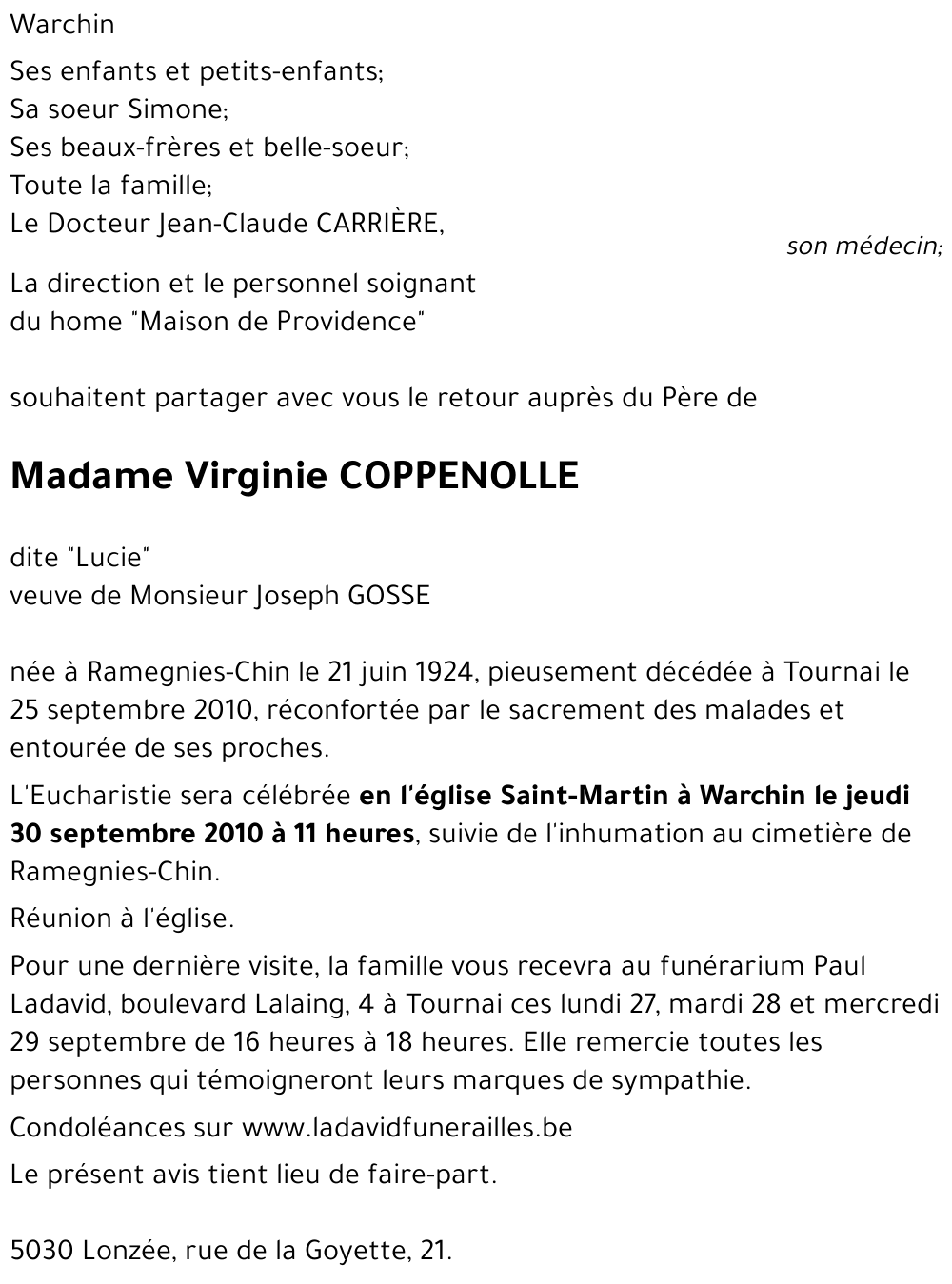 Virginie COPPENOLLE