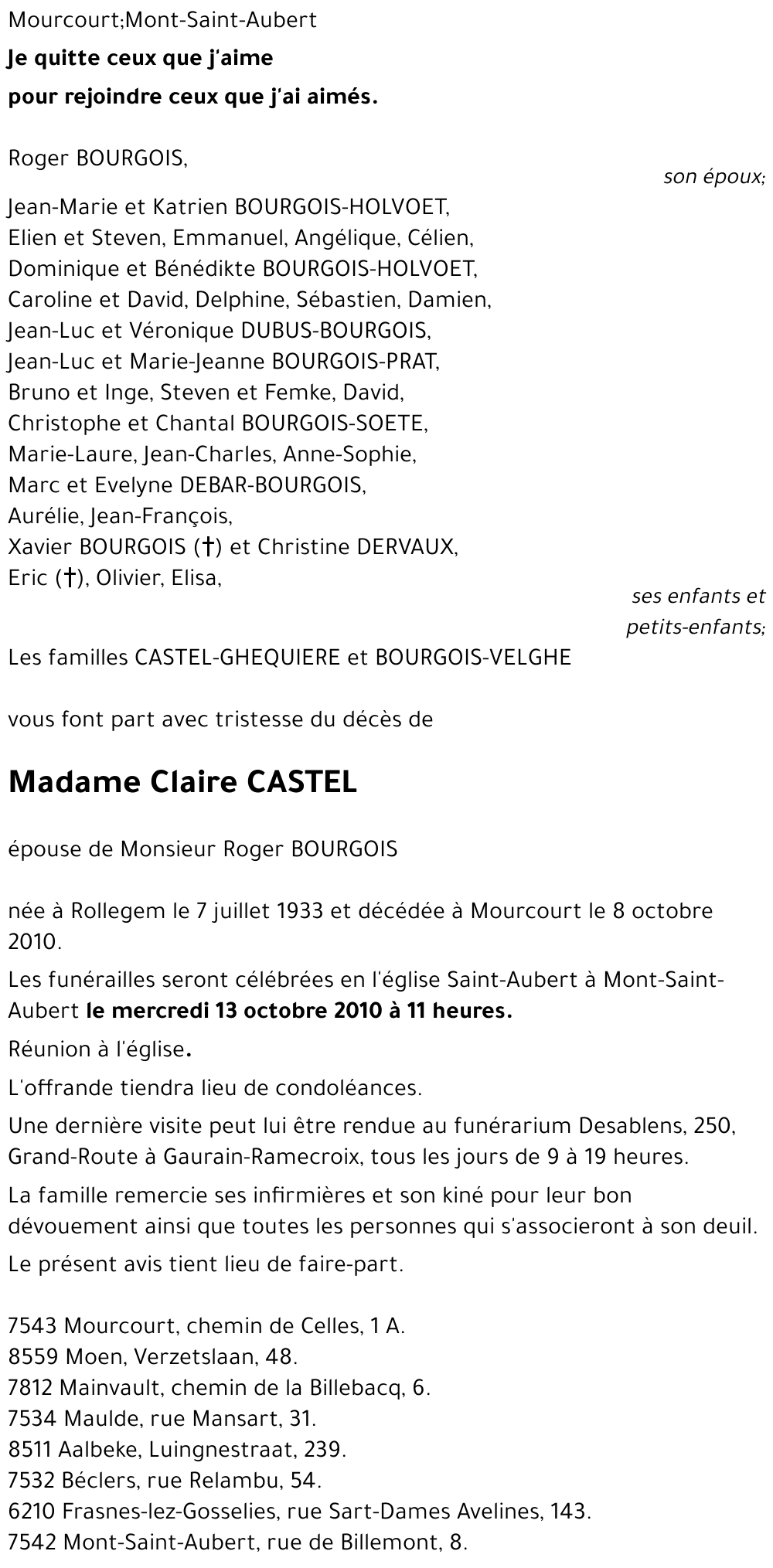 Claire CASTEL