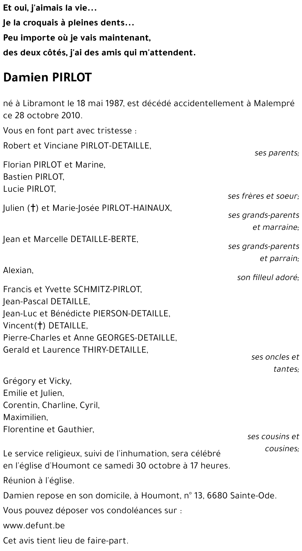 Damien PIRLOT