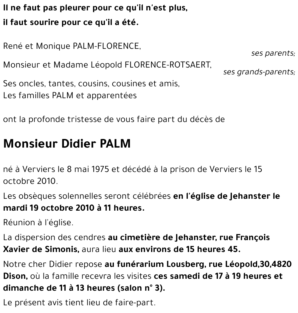 Didier PALM