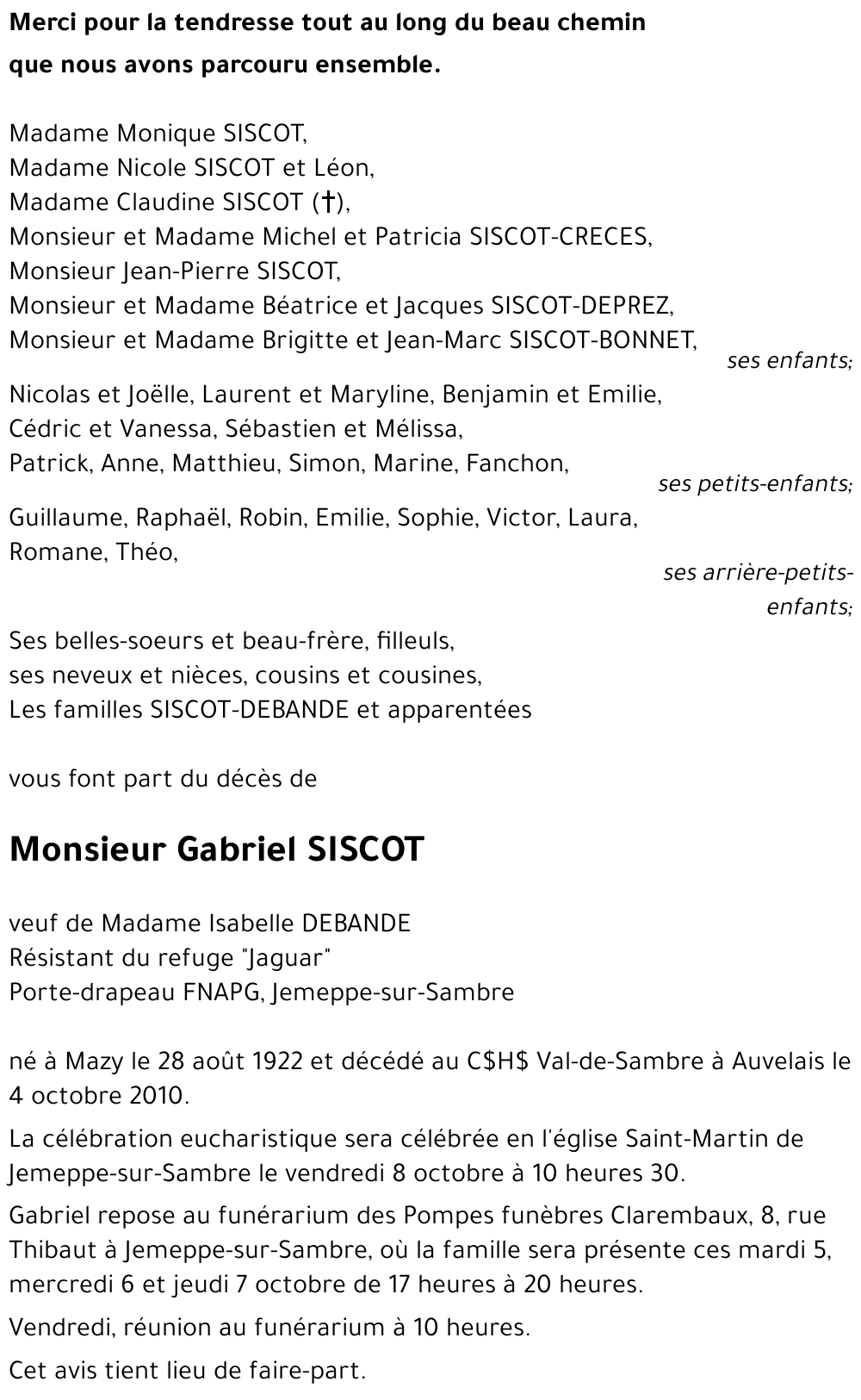 Gabriel SISCOT