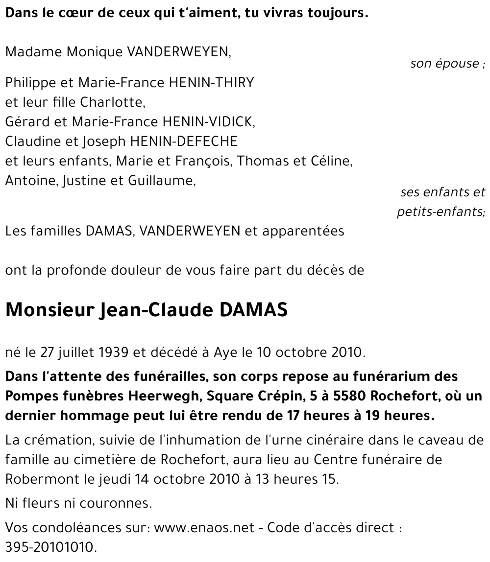 Jean-Claude DAMAS