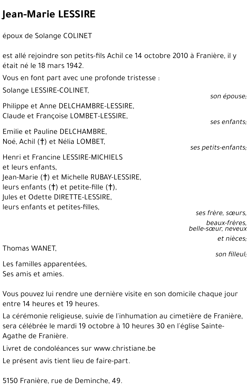 Jean-Marie LESSIRE