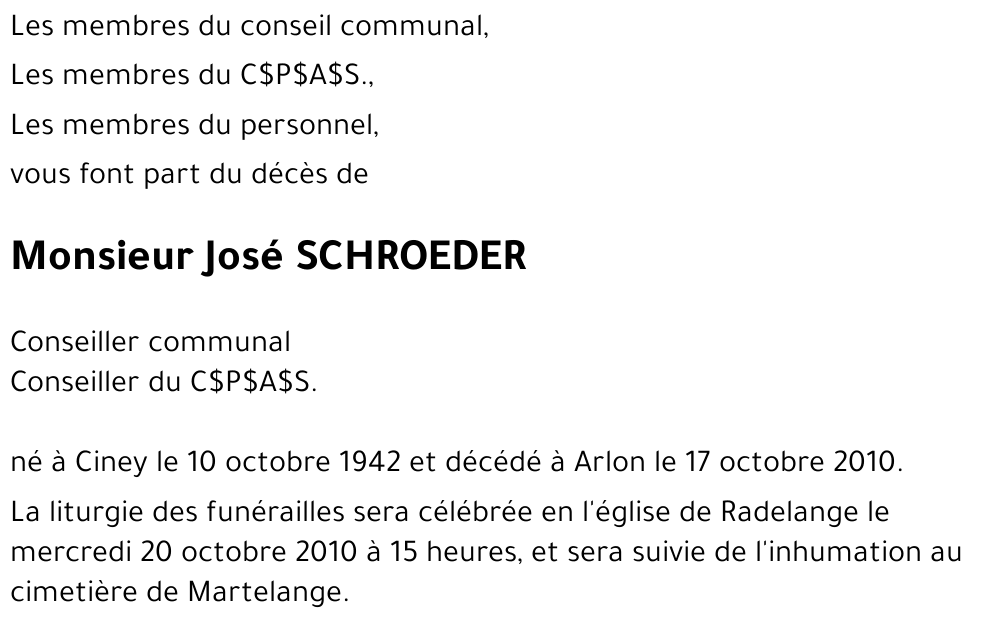 José SCHROEDER