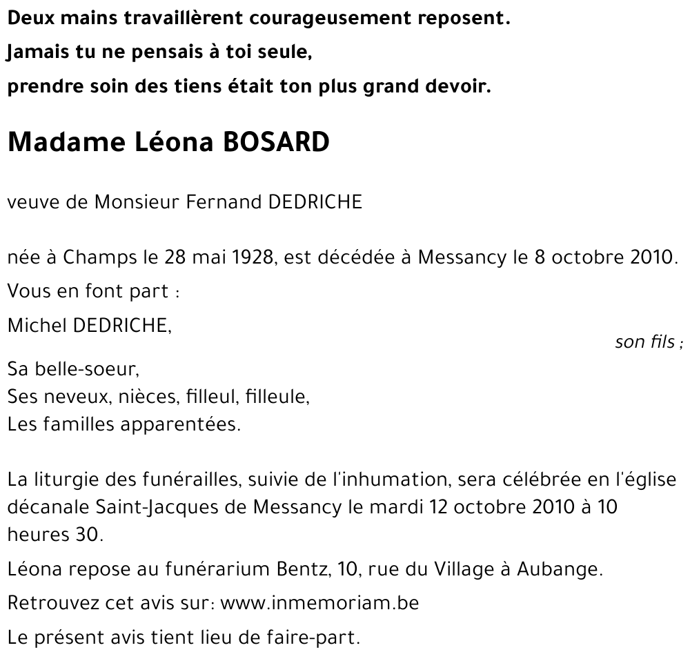 Léona BOSARD