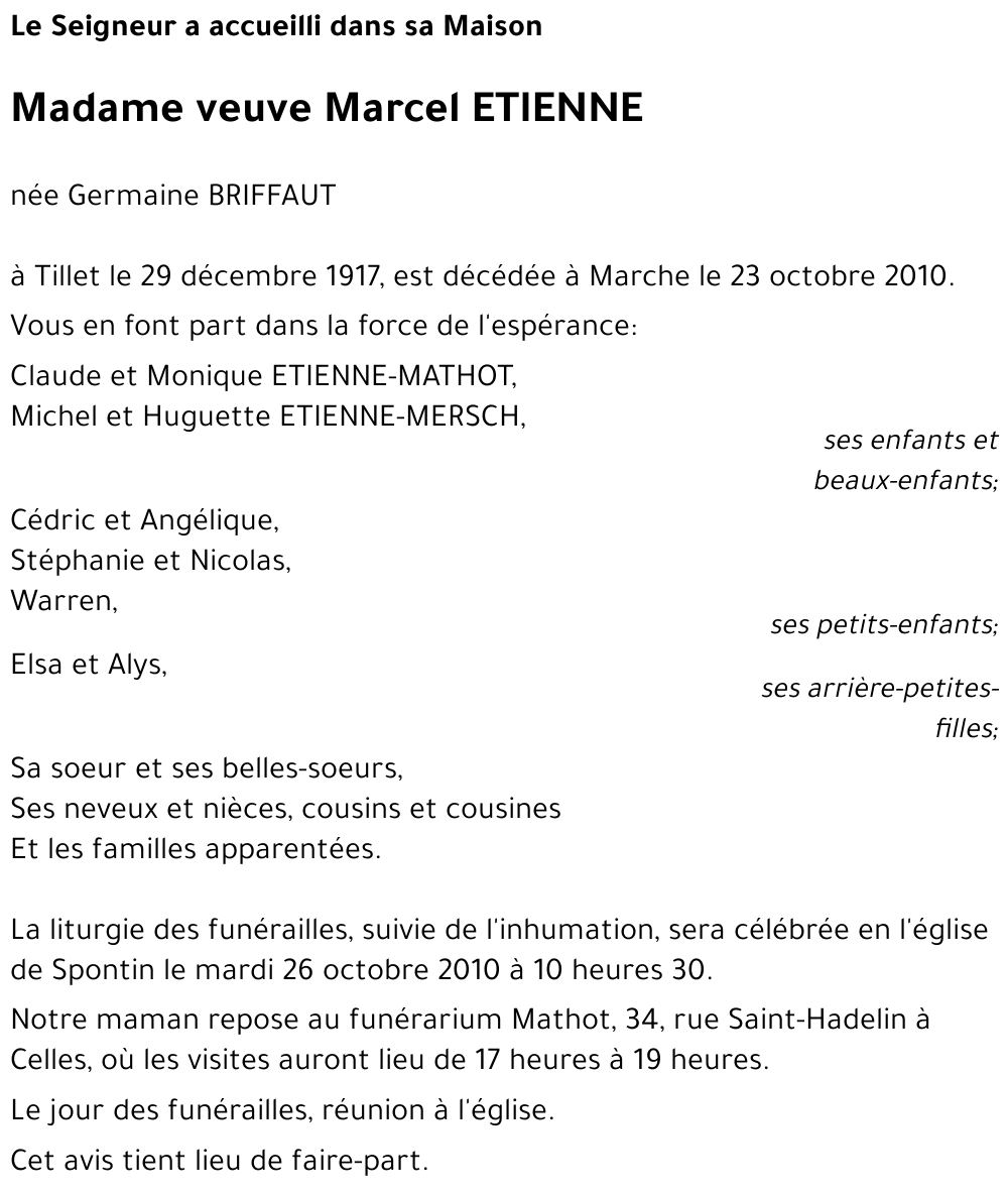 Marcel ETIENNE