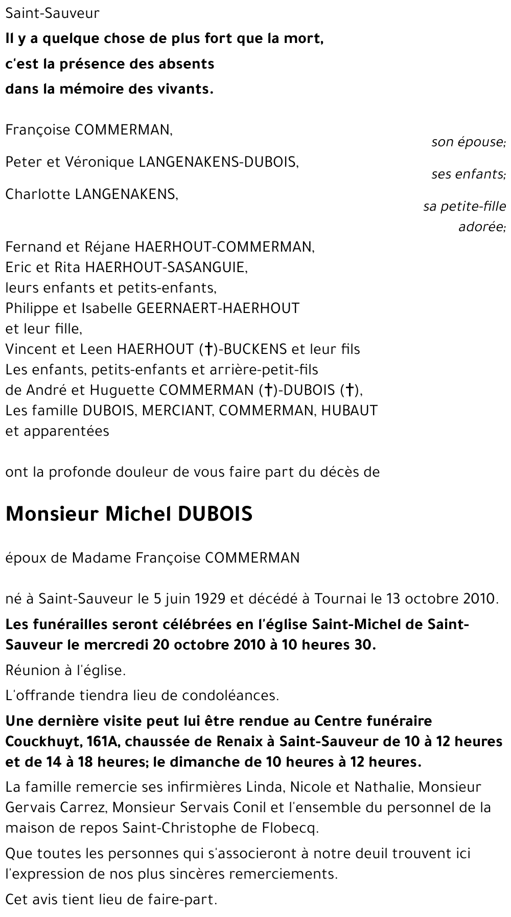 Michel DUBOIS