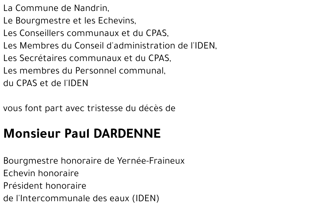 Paul DARDENNE