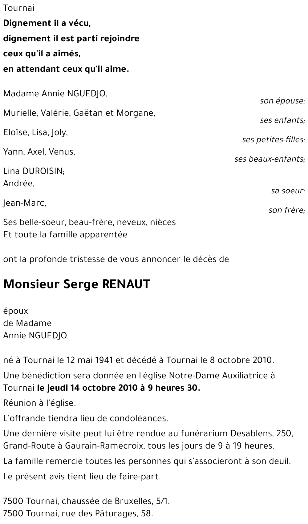 Serge RENAUT