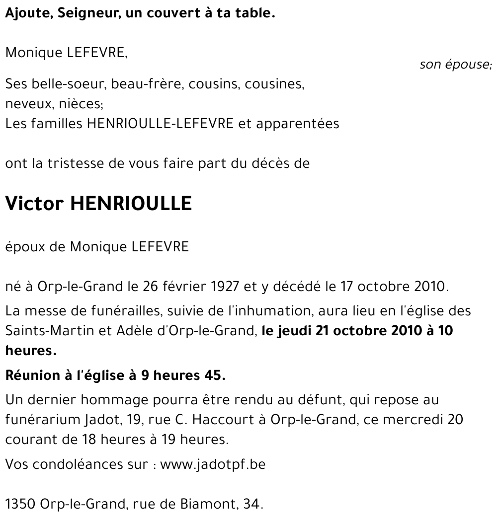 Victor Henrioulle