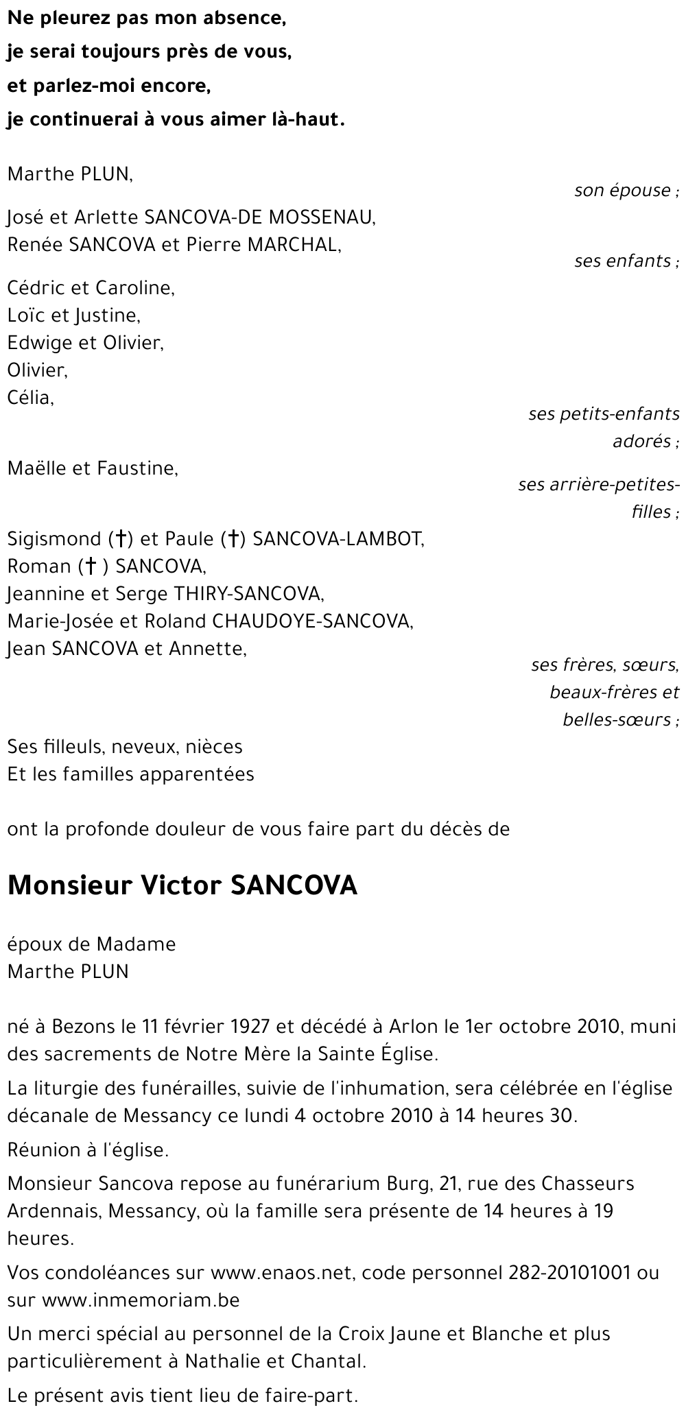 Victor SANCOVA