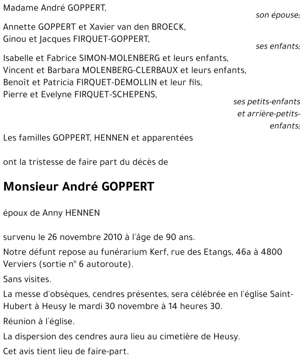 André GOPPERT