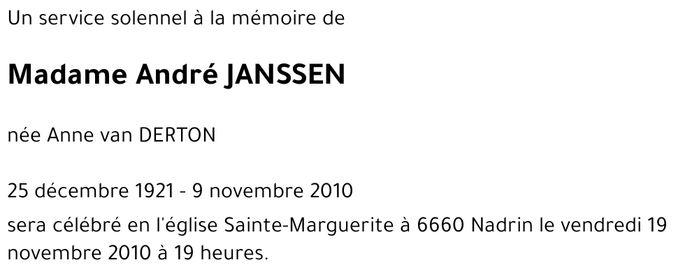 André JANSSEN