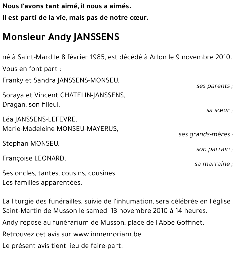 Andy JANSSENS