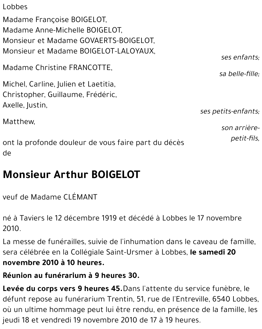 Arthur BOIGELOT