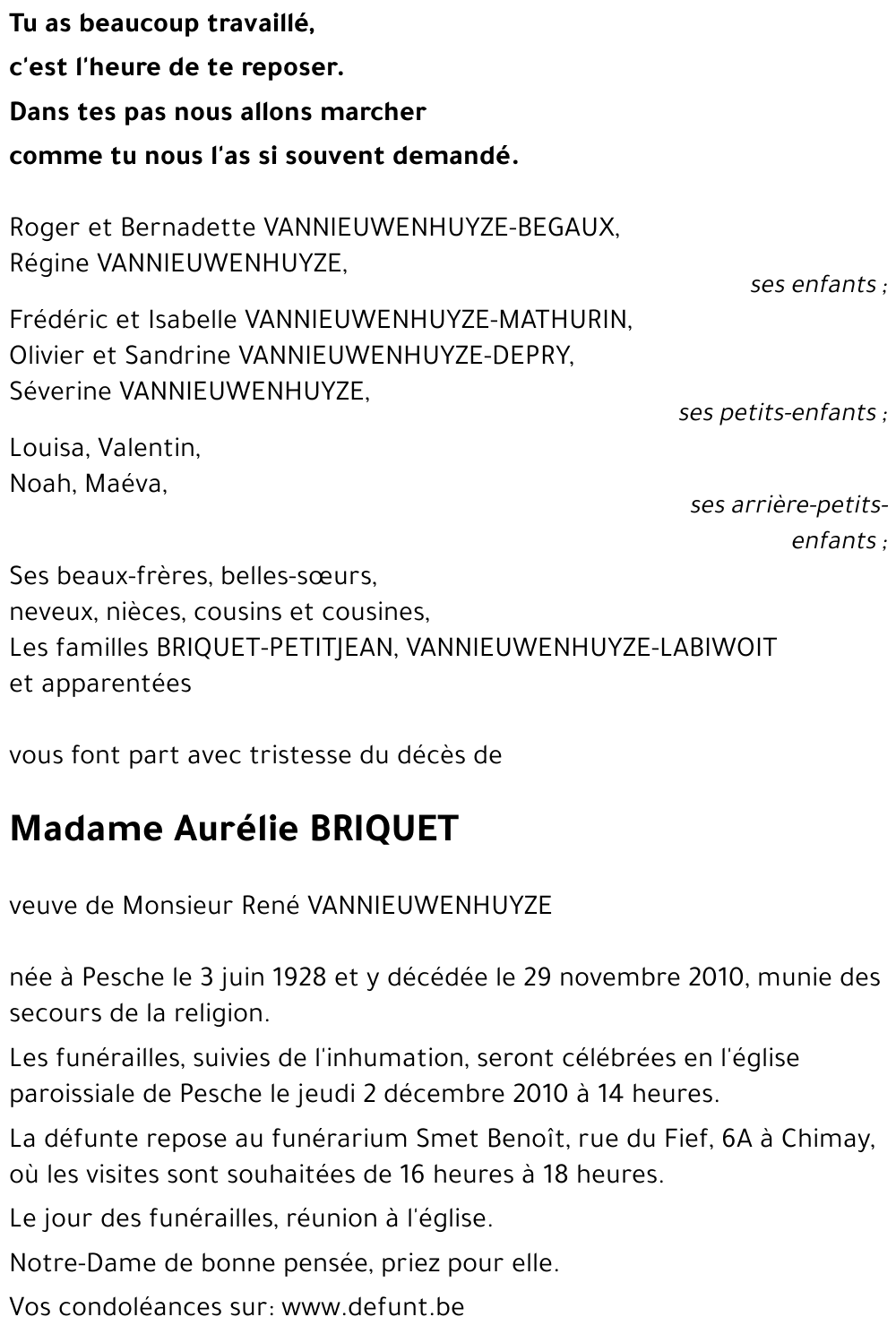 Aurélie BRIQUET
